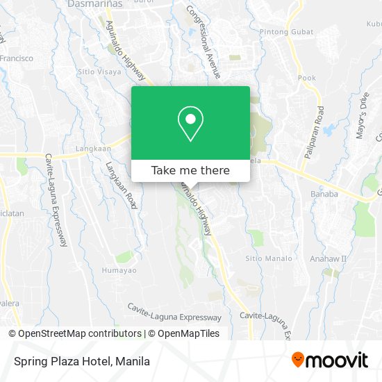 Spring Plaza Hotel map