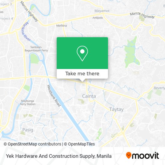 Yek Hardware And Construction Supply map