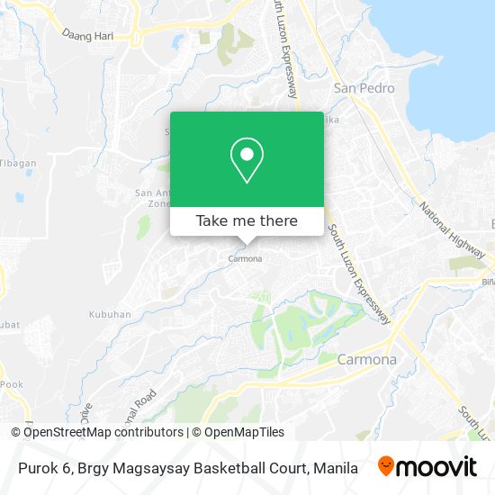 Purok 6, Brgy Magsaysay Basketball Court map