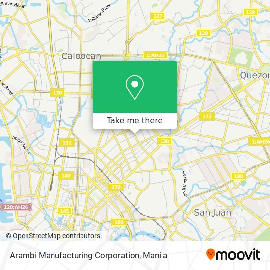 Arambi Manufacturing Corporation map