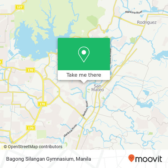 Bagong Silangan Gymnasium map
