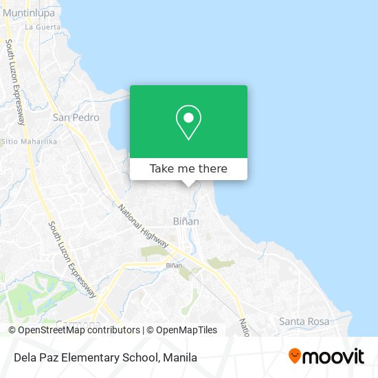 Dela Paz Elementary School map