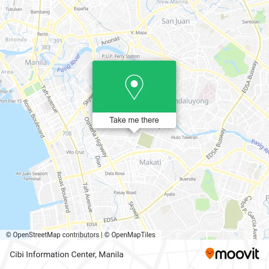 Cibi Information Center map