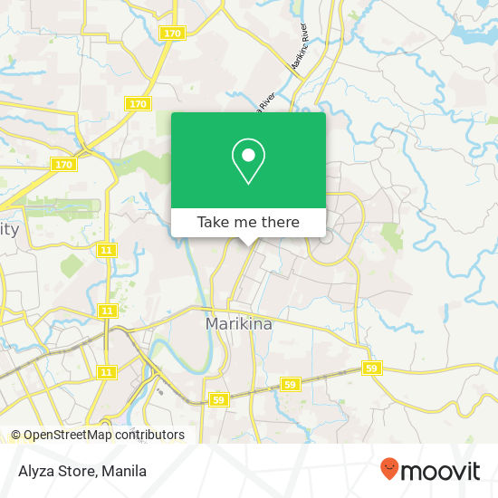 Alyza Store map