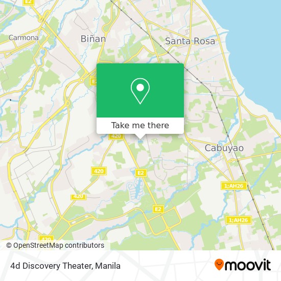4d Discovery Theater map