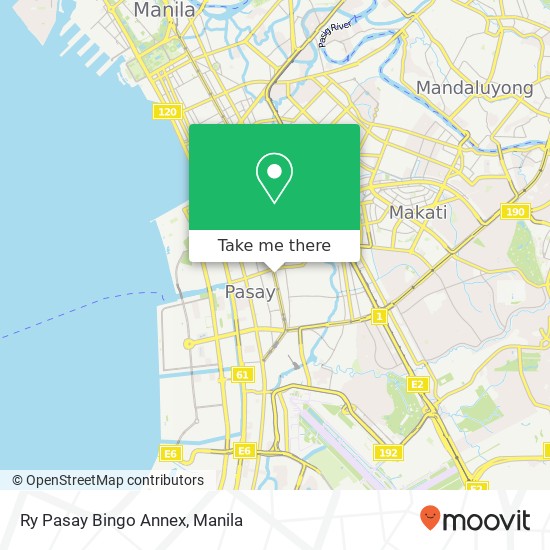 Ry Pasay Bingo Annex map