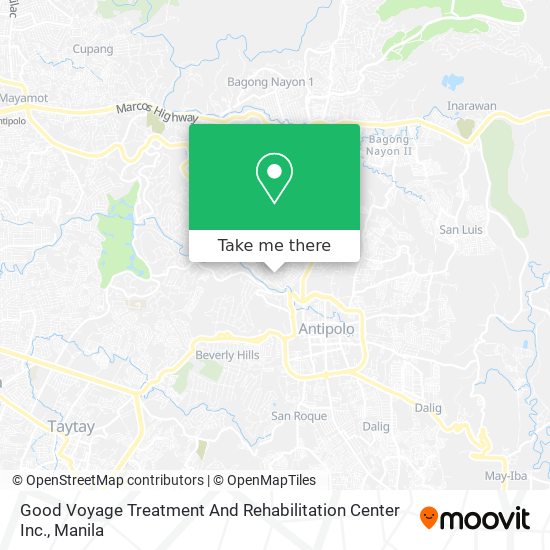 Good Voyage Treatment And Rehabilitation Center Inc. map