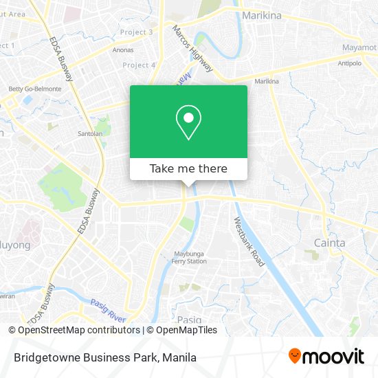 Bridgetowne Business Park map