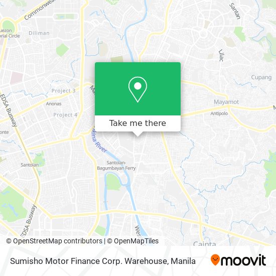 Sumisho Motor Finance Corp. Warehouse map