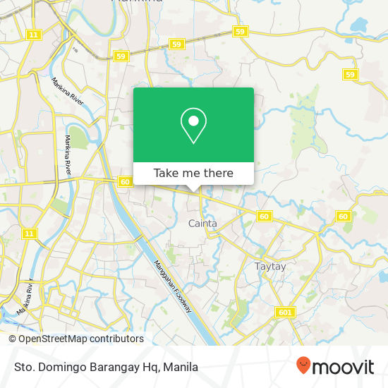 Sto. Domingo Barangay Hq map
