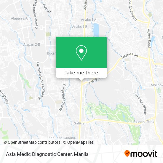 Asia Medic Diagnostic Center map