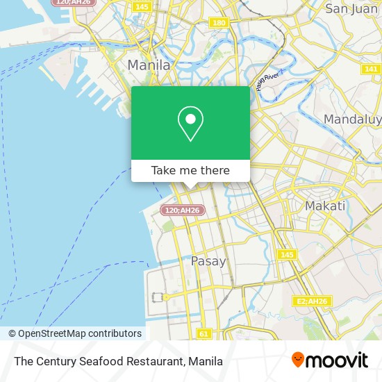 The Century Seafood Restaurant map