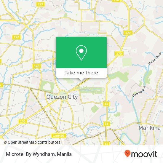 Microtel By Wyndham map