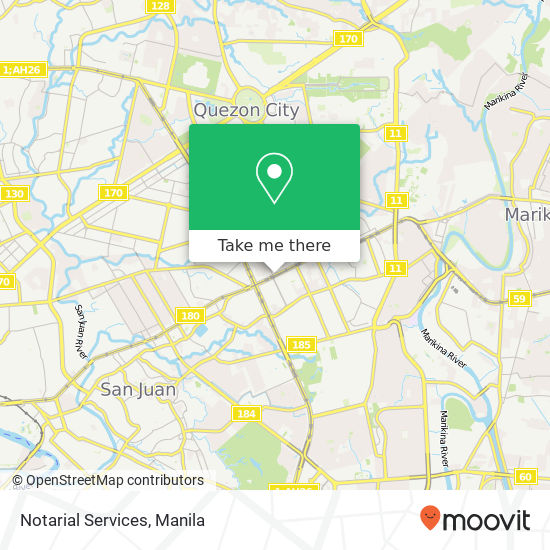 Notarial Services map
