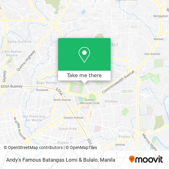 Andy's Famous Batangas Lomi & Bulalo map