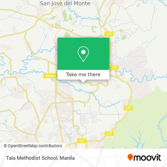 Tala Methodist School map