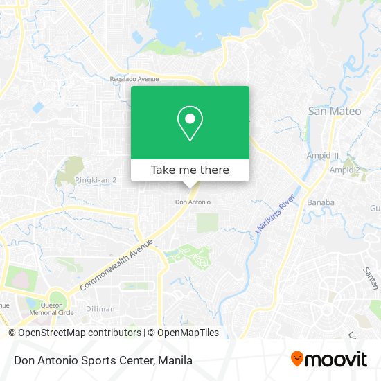 Don Antonio Sports Center map