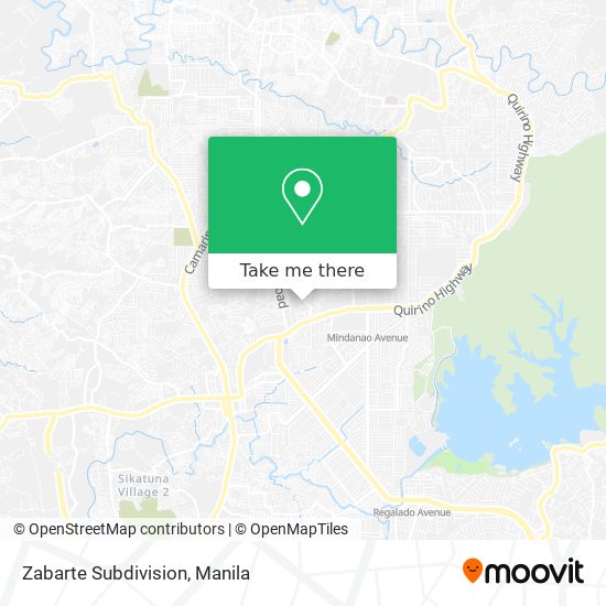 Zabarte Subdivision map
