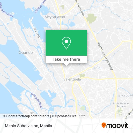 Menlo Subdivision map
