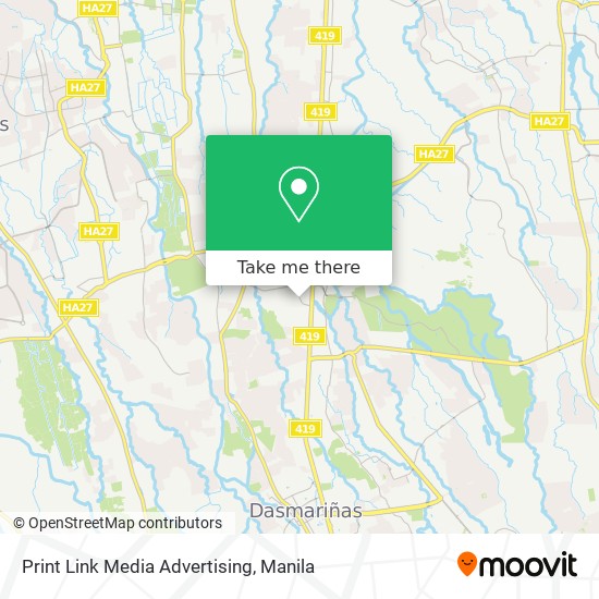 Print Link Media Advertising map