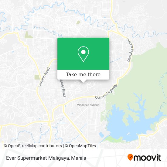 Ever Supermarket Maligaya map