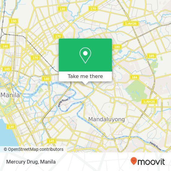 Mercury Drug map