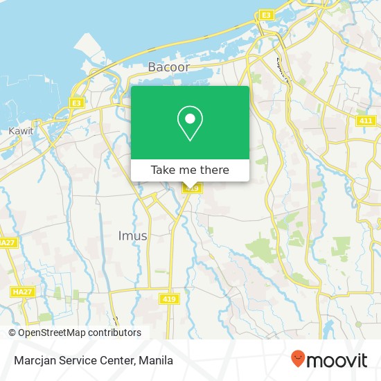 Marcjan Service Center map