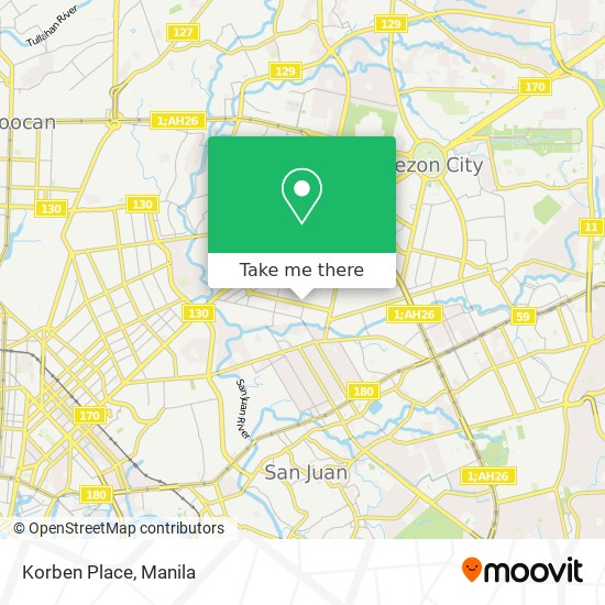 Korben Place map