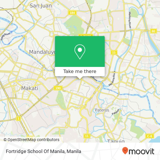 Fortridge School Of Manila map