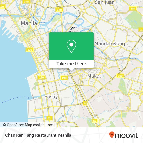 Chan Ren Fang Restaurant map