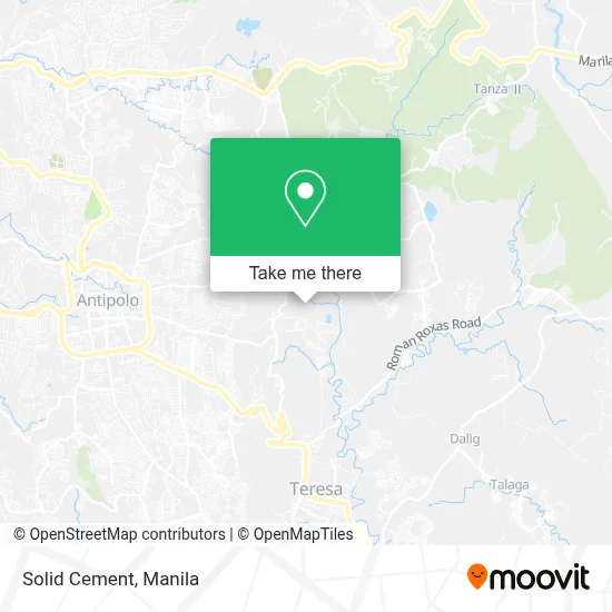 Solid Cement map