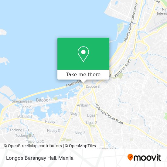 Longos Barangay Hall map