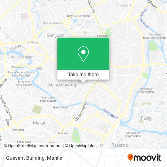 Guevent Building map