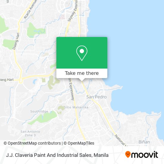 J.J. Claveria Paint And Industrial Sales map
