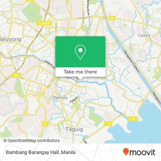 Bambang Barangay Hall map