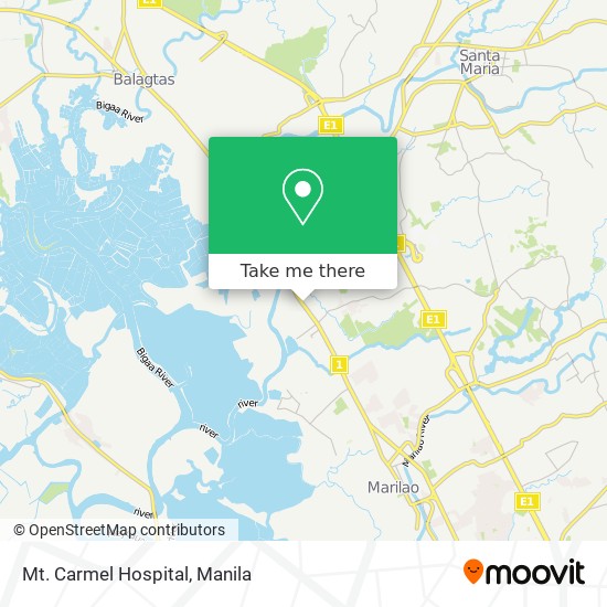 Mt. Carmel Hospital map