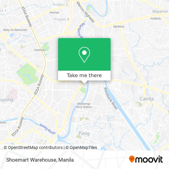 Shoemart Warehouse map