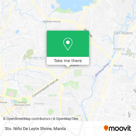 Sto. Niño De Leyte Shrine map