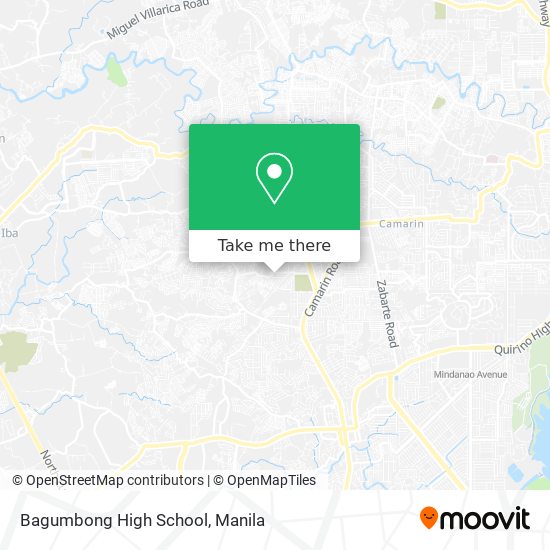 Bagumbong High School map