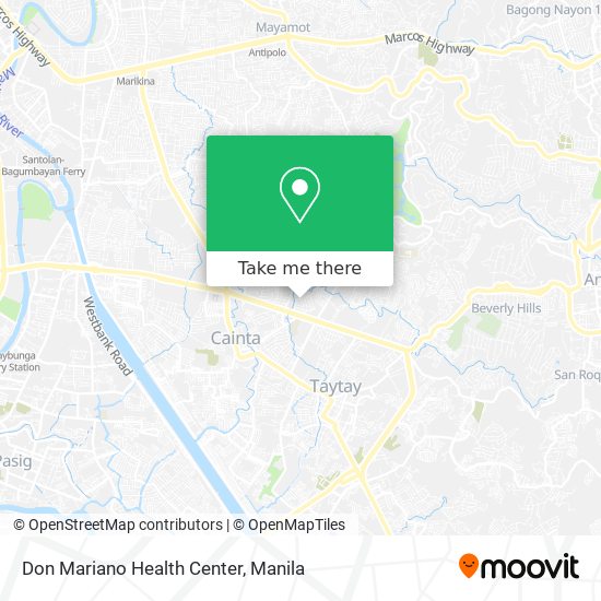 Don Mariano Health Center map