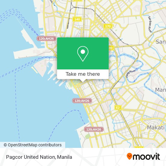 Pagcor United Nation map
