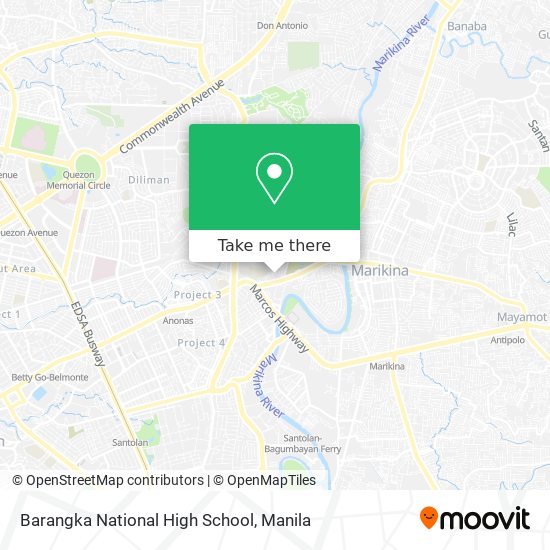 Barangka National High School map