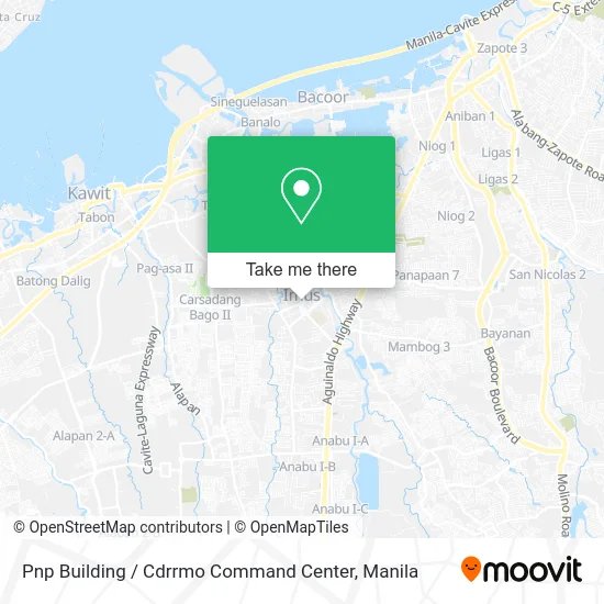 Pnp Building / Cdrrmo Command Center map