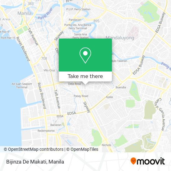 Bijinza De Makati map