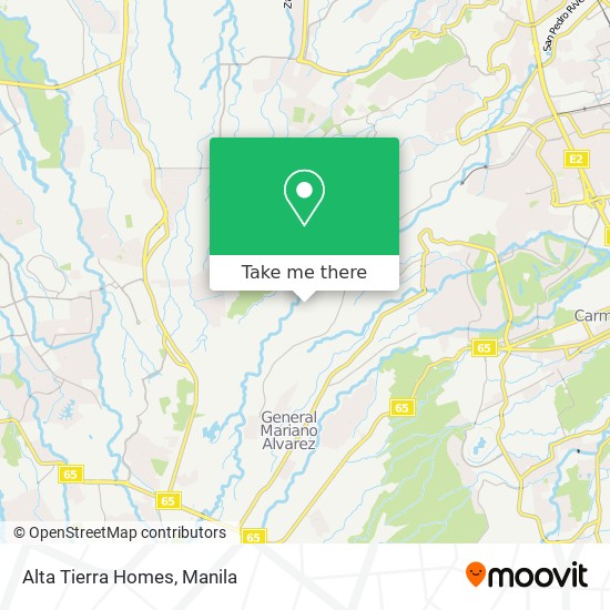 Alta Tierra Homes map