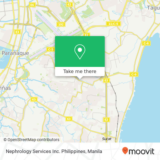 Nephrology Services Inc. Philippines map