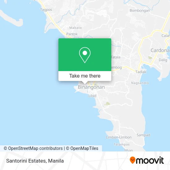 Santorini Estates map