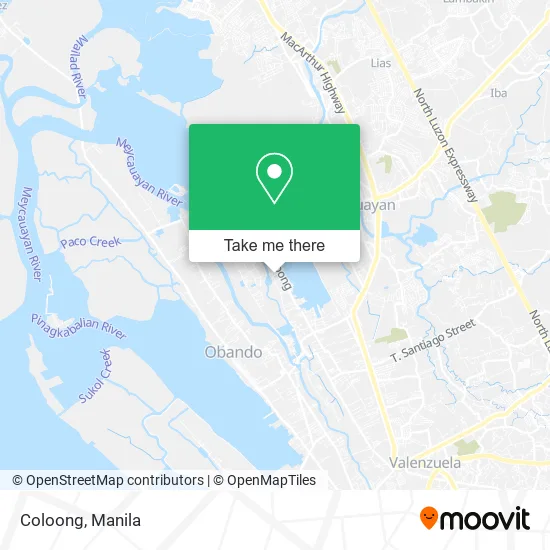 Coloong map