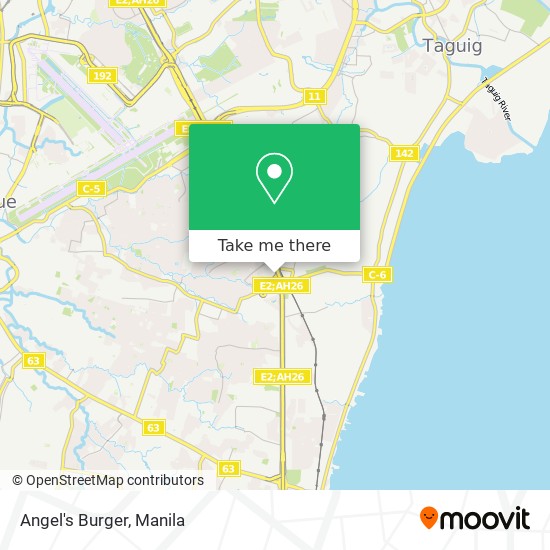 Angel's Burger map