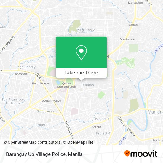 Barangay Up Village Police map